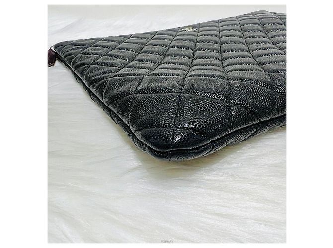 Chanel Borsa Clutch Classic Caviar No. Nero - vista 8