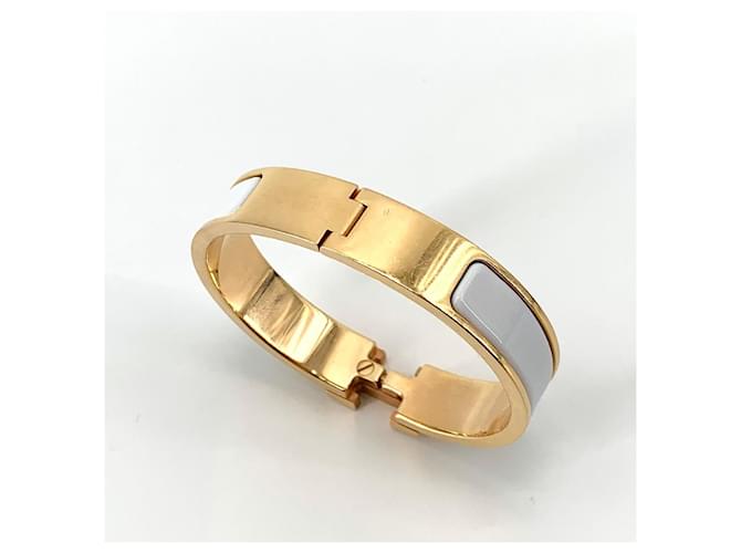 Hermès Pulsera Click PM Blanco - vista 3