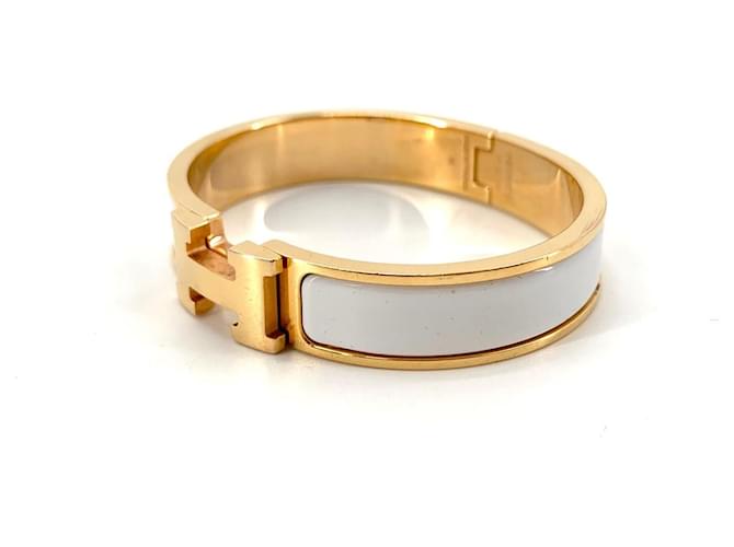 Hermès Pulsera Click PM Blanco - vista 4