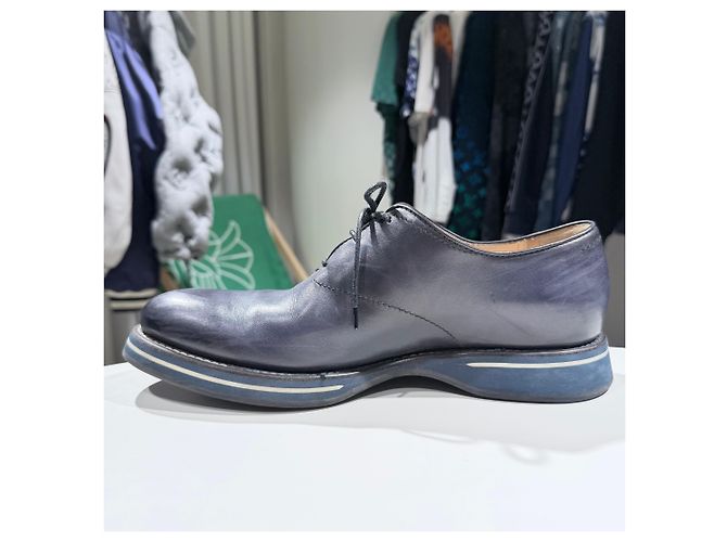Berluti Mocassini eleganti in pelle Blu - vista 6