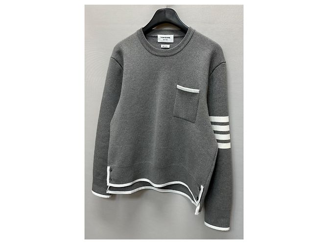 Thom Browne Diagonal Stripe Knit - view 4