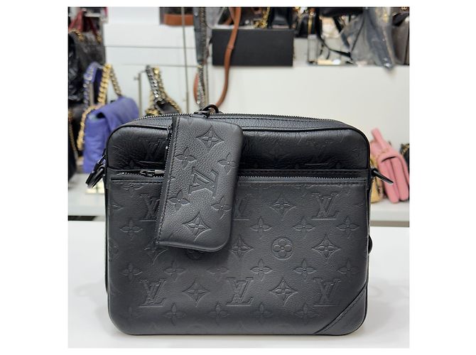 Louis Vuitton Borsa a tracolla Shadow Trio Nero - vista 2