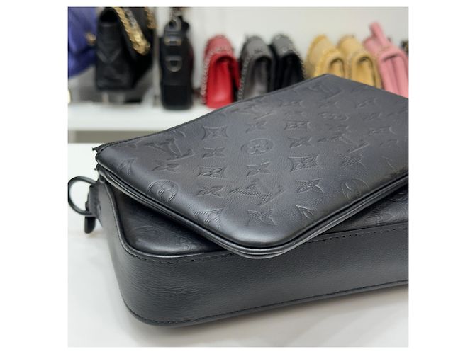 Louis Vuitton Borsa a tracolla Shadow Trio Nero - vista 6