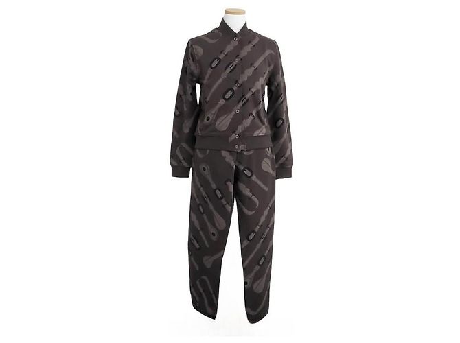 Hermès Set con giacca varsity Coaching Remix e pantaloni da jogging da donna Nero - vista 5