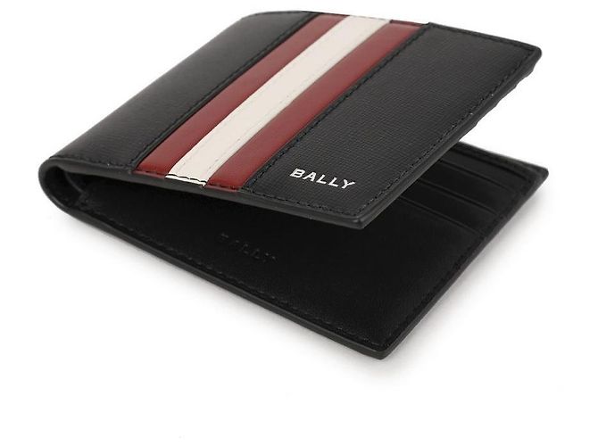 Bally Misos Bi-Fold Wallet Black - view 6