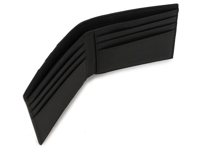 Bally Misos Bi-Fold Wallet Black - view 8
