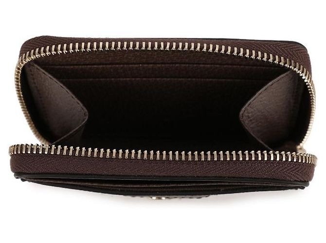 Gucci Portafoglio con zip Ophidia Marrone - vista 7