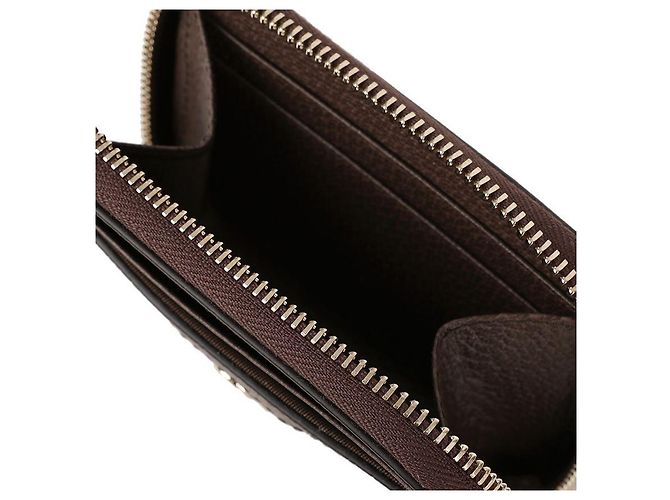 Gucci Portafoglio con zip Ophidia Marrone - vista 8