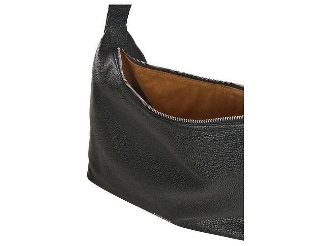 Loewe Borsa a tracolla Cubby Medium in vitello a grana morbida Nero - vista 7