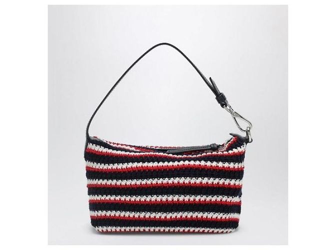 Miu Miu Gehäkelte Tasche Blau - Ansicht 5