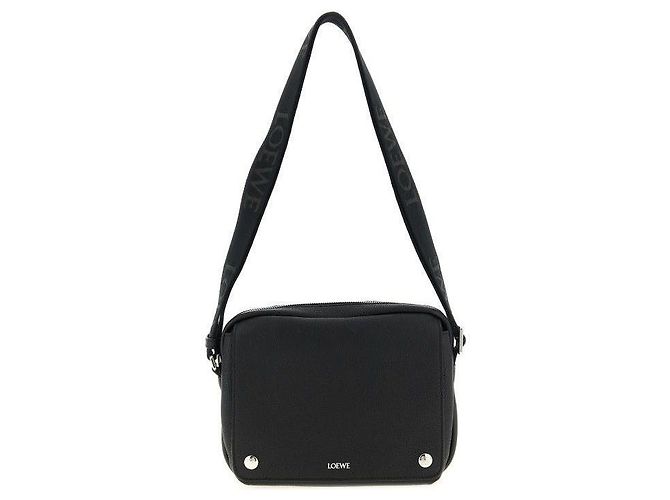 Loewe Bolsa Messenger Medium em couro de bezerro de grão flexível - vista 4