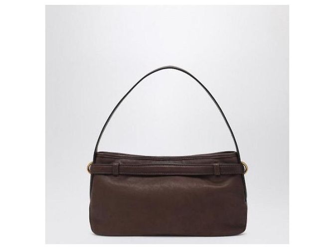 Miu Miu Borsa Aventure in pelle nappa Regular Marrone - vista 5