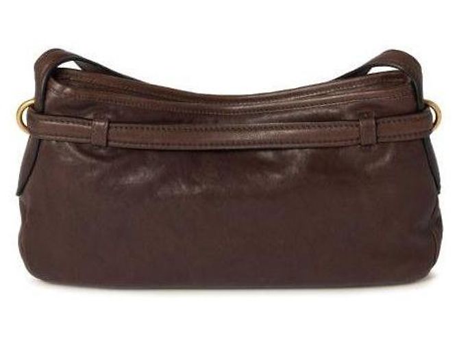 Miu Miu Borsa Aventure in pelle nappa Regular Marrone - vista 6