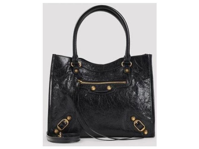Balenciaga Le City Mini Tote Bag con accenti in oro vintage - vista 4