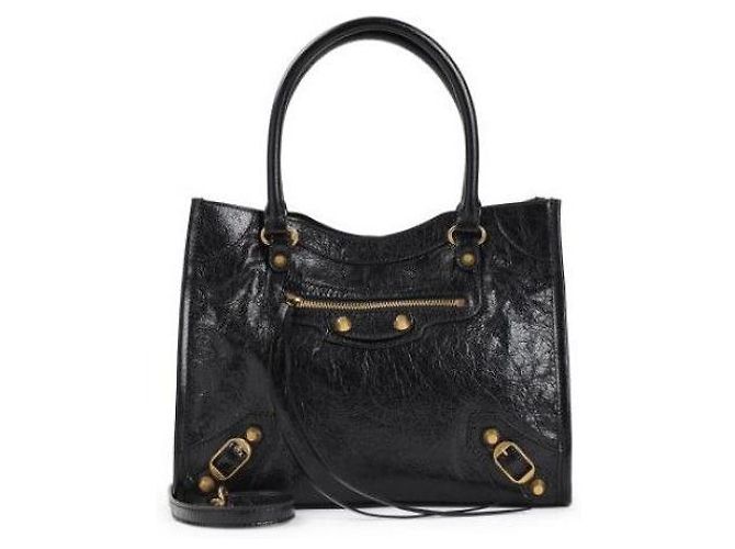 Balenciaga Le City Mini Tote Bag con accenti in oro vintage - vista 5