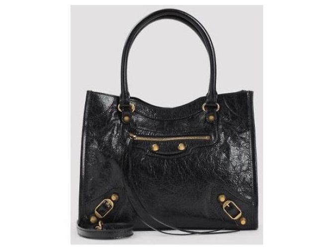 Balenciaga Le City Mini Tote Bag con accenti in oro vintage - vista 6