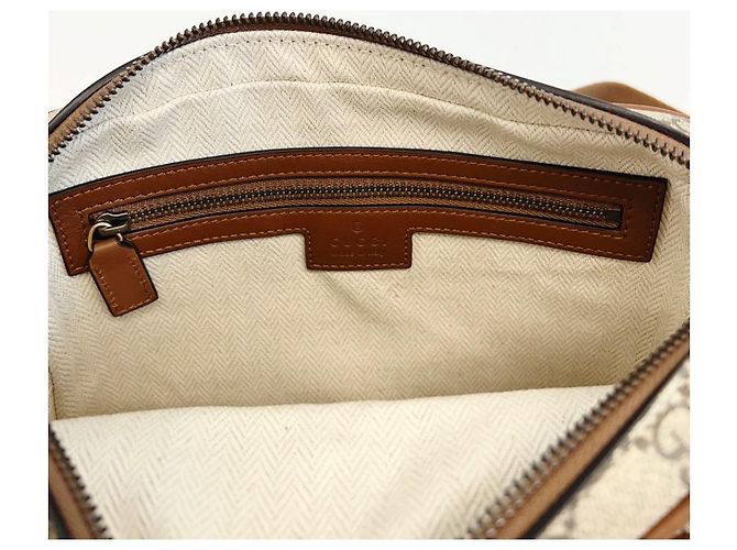 Gucci Borsa a tracolla GG Emblem Medium FAED Unisex Marrone - vista 18