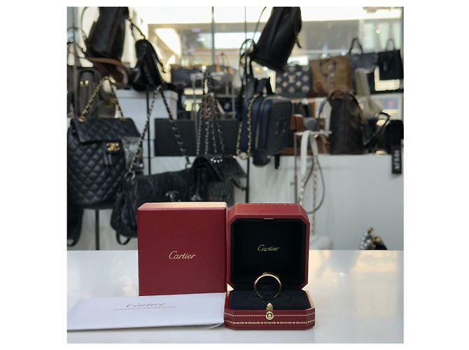Cartier Anello Love in oro giallo - vista 3