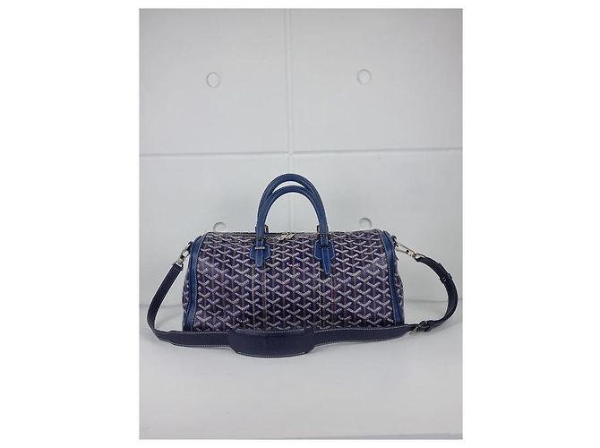 Goyard Borsa Bowling Crossbody Croisiere Navy Special Color (Include Tracolla) Blu - vista 14