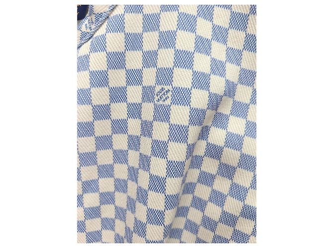 Louis Vuitton Vestido Sky Blue Damier Zip Azul - vista 4