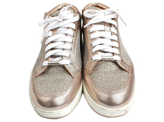 Jimmy Choo Metallic Pink Gold Sneaker - Ansicht 2