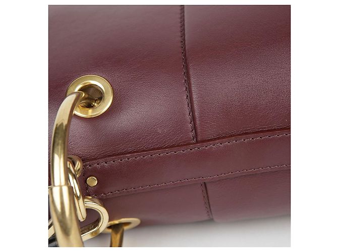 Chloé Borsa a secchiello Roy in pelle bordeaux Rosso - vista 12