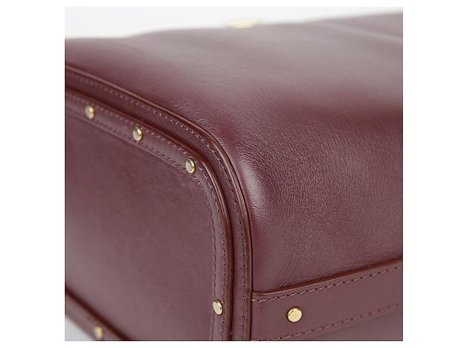 Chloé Borsa a secchiello Roy in pelle bordeaux Rosso - vista 20