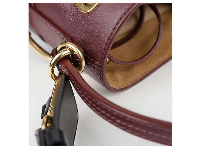 Chloé Borsa a secchiello Roy in pelle bordeaux Rosso - vista 22