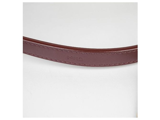 Chloé Borsa a secchiello Roy in pelle bordeaux Rosso - vista 24