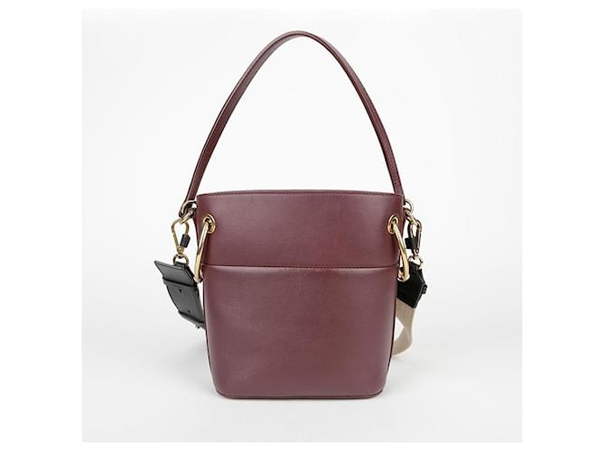 Chloé Borsa a secchiello Roy in pelle bordeaux Rosso - vista 6
