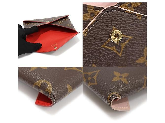 Louis Vuitton Pochette Kirigami in tela Monogram Marrone - vista 6
