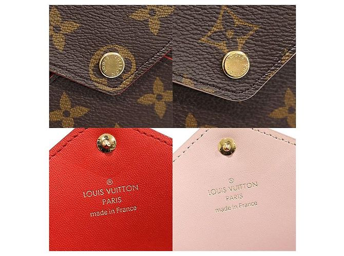 Louis Vuitton Pochette Kirigami in tela Monogram Marrone - vista 7