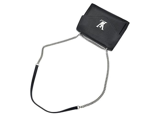Louis Vuitton Borsa BB Chain Mylockme Nero - vista 4