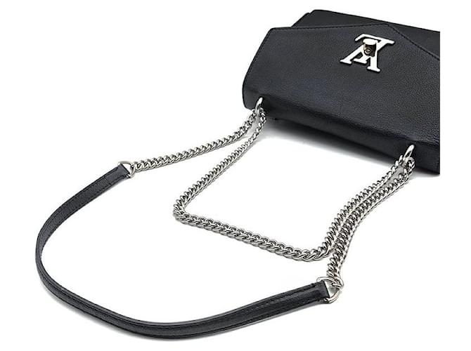 Louis Vuitton Borsa BB Chain Mylockme Nero - vista 5