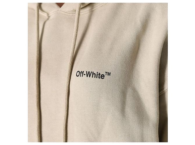 Off White Sudadera con Capucha Caravaggio Arrow Beige Naranja - vista 15