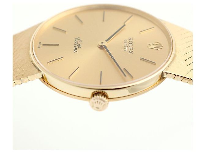 Rolex Cellini Herren Münzuhr Vintage Medium Manuell Orange - Ansicht 14