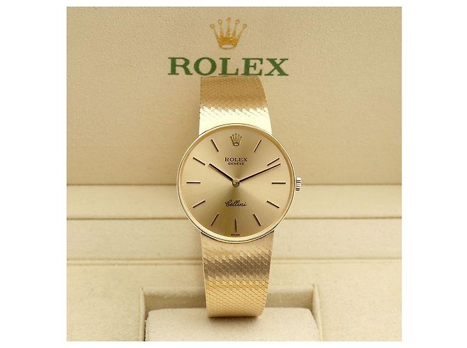 Rolex Cellini Herren Münzuhr Vintage Medium Manuell Orange - Ansicht 2