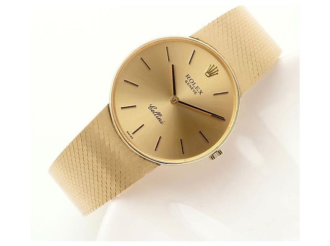 Rolex Cellini Herren Münzuhr Vintage Medium Manuell Orange - Ansicht 20