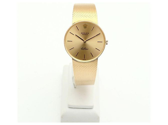 Rolex Cellini Herren Münzuhr Vintage Medium Manuell Orange - Ansicht 5