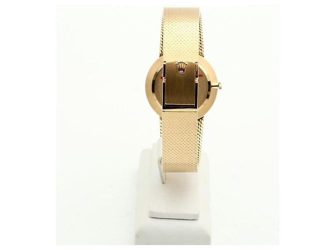 Rolex Cellini Herren Münzuhr Vintage Medium Manuell Orange - Ansicht 8