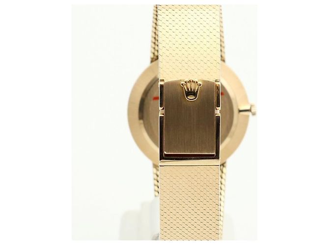 Rolex Cellini Herren Münzuhr Vintage Medium Manuell Orange - Ansicht 9