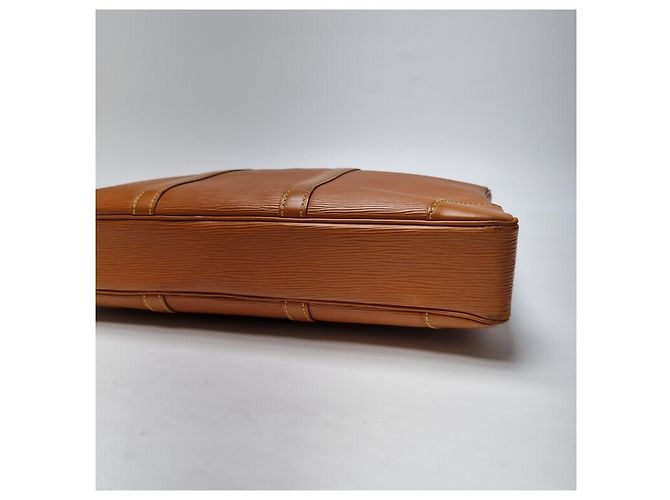 Louis Vuitton Borsa Documenti Epi in Camel per Uomo e Donna (Valigetta di classe superiore, buon stato interno) Marrone - vista 16