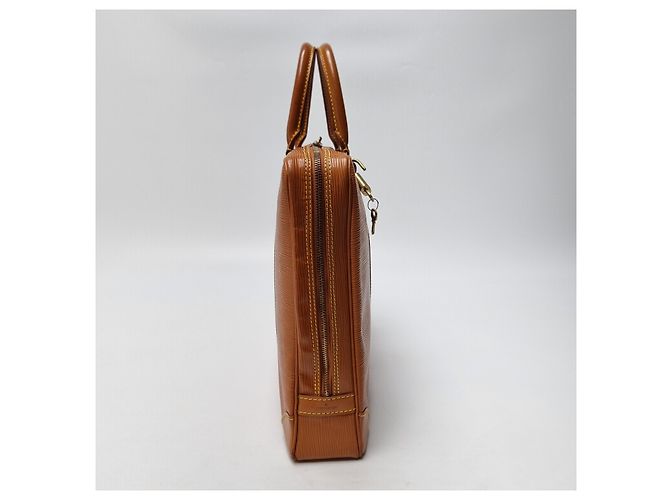 Louis Vuitton Borsa Documenti Epi in Camel per Uomo e Donna (Valigetta di classe superiore, buon stato interno) Marrone - vista 7