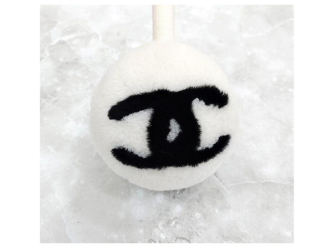 Chanel Paracani in maglia con logo CC e pelle di pecora Argento - vista 6