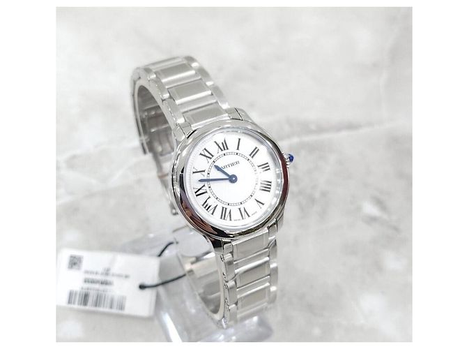 Cartier Long Must De Steel Uhr Silber - Ansicht 3