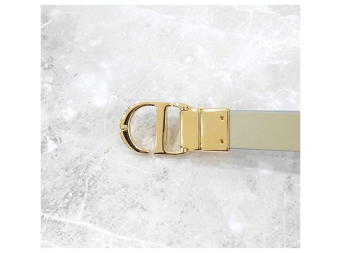 30 Montaigne Dior Cinturón reversible de piel Montaigne Plata - vista 5