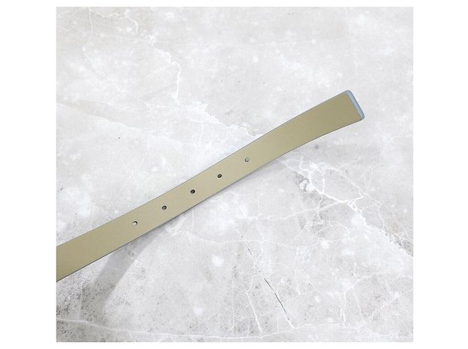 30 Montaigne Dior Cinturón reversible de piel Montaigne Plata - vista 7