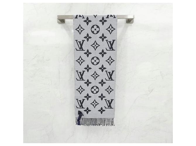 Louis Vuitton Essential Monogram Schal und Muffler Silber - Ansicht 4