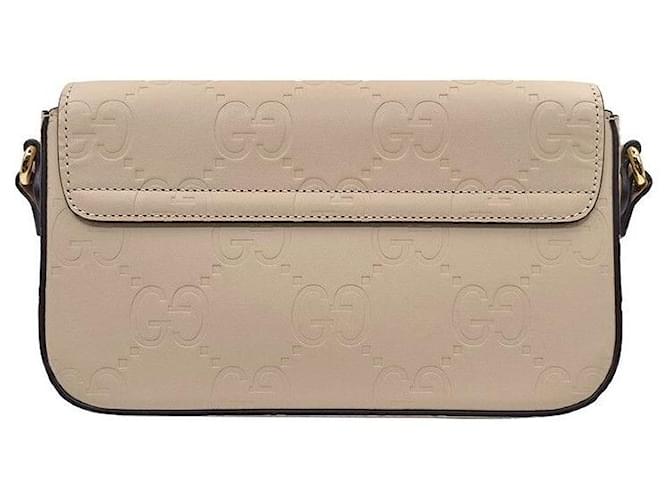 Gucci Mini Borsa a Spalla Marrone - vista 4