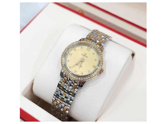 Omega Diamond De Ville Prestige Combi Uhr Silber - Ansicht 7